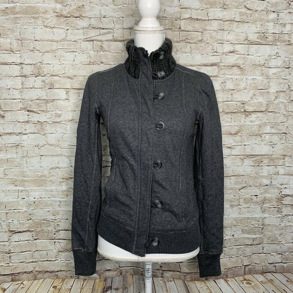 Aeropostale Womens Cotton Blend Full Zip Jacket S